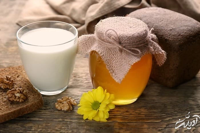 ماسک صورت شیر و عسل  ماسک صورت